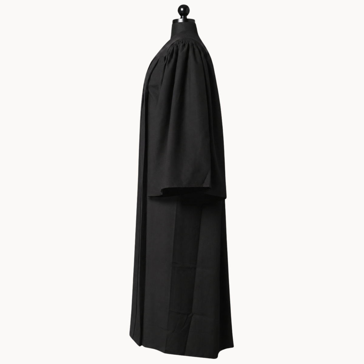 Premium Matte Fluted Bachelor Graduation Gown Only