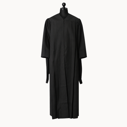 Classic Gathered Master Graduation Gown Only