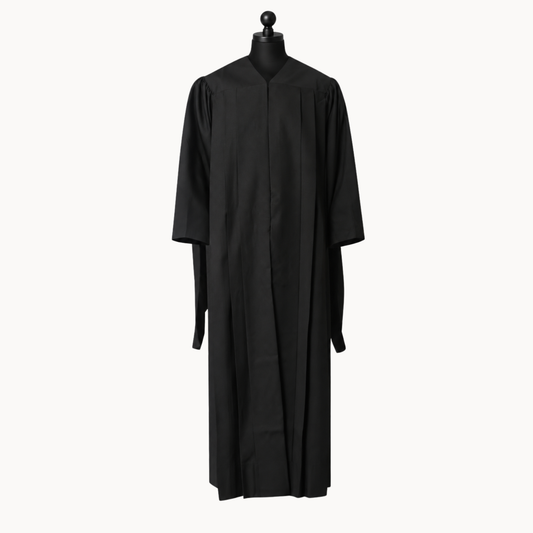 Classic Gathered Master Graduation Gown Only