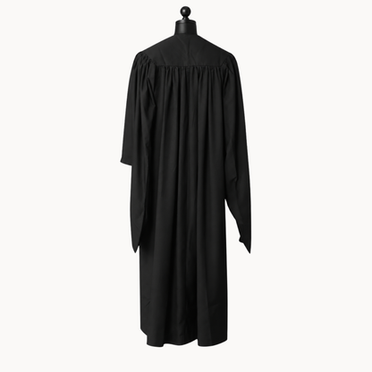 Classic Gathered Master Graduation Gown Only