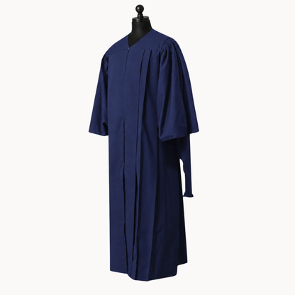 Premium Matte Fluted Master Graduation Package | Gown, Cap, Tassel, Hood, Stoles & Honor Cord