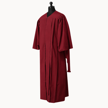 Premium Matte Fluted Master Graduation Package | Gown, Cap, Tassel, Hood, Stoles & Honor Cord