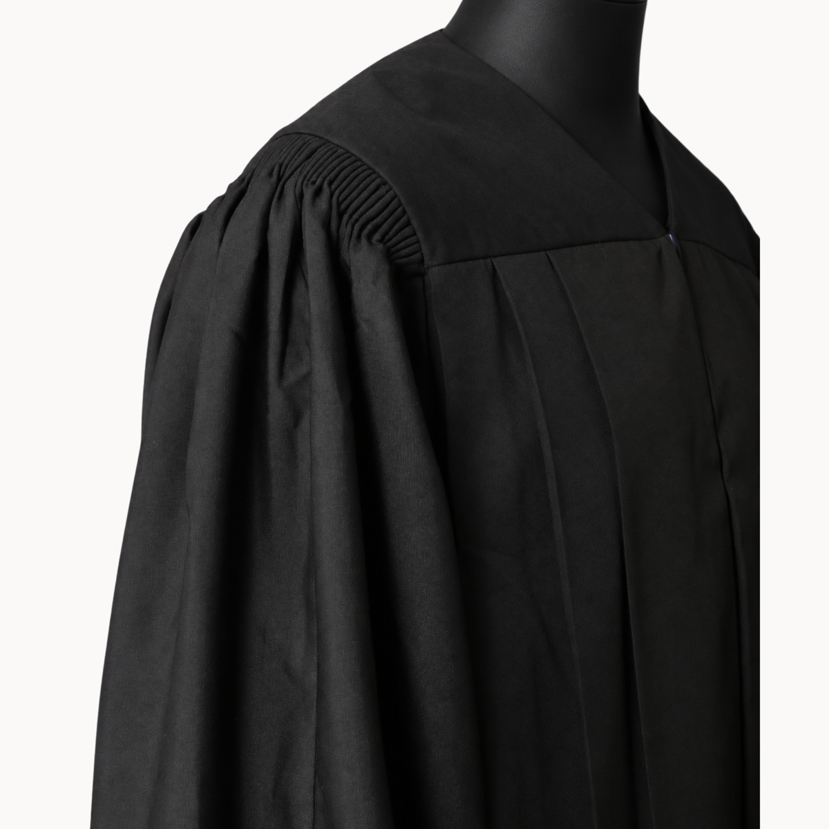 Premium Matte Fluted Master Graduation Gown Only