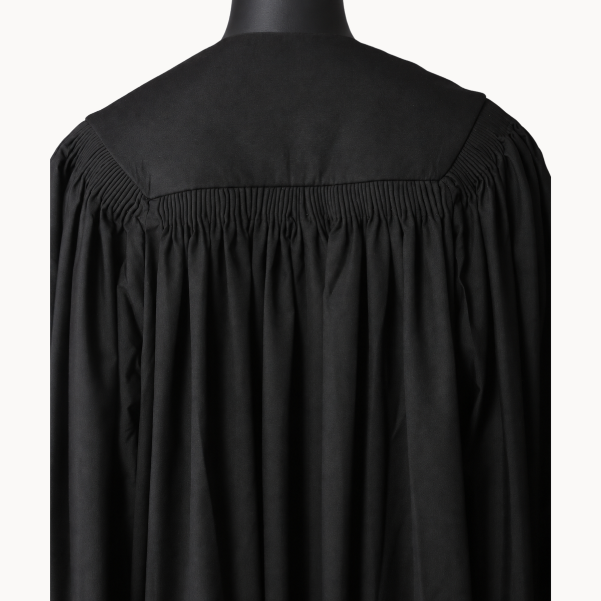 Premium Matte Fluted Master Graduation Gown Only