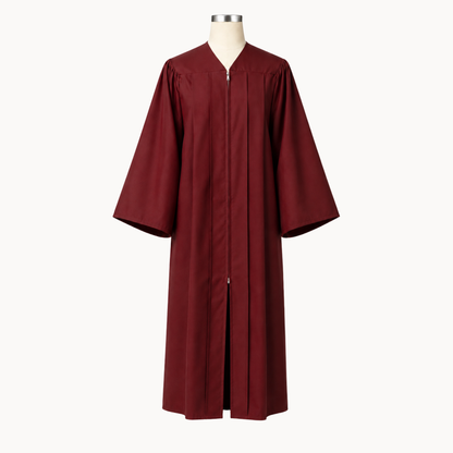 High School Graduation Gown Only | Premium Matte Finish – 15 Colors
