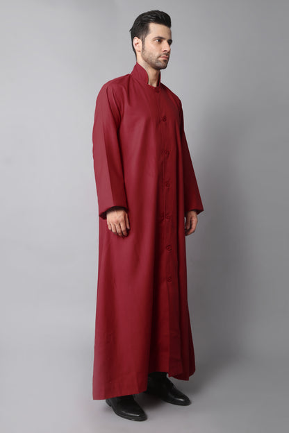Adult's Traditional Choir Cassock | Premium Matte Finish 15 Color's